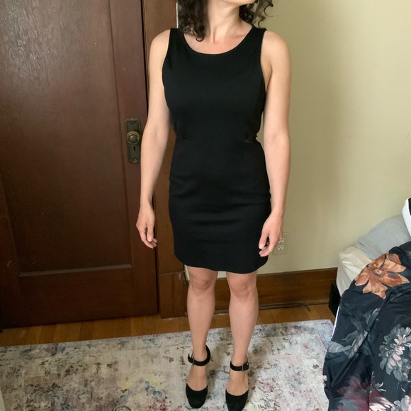 Forever 21 little black dress with mesh cutouts - Picture 4 of 4